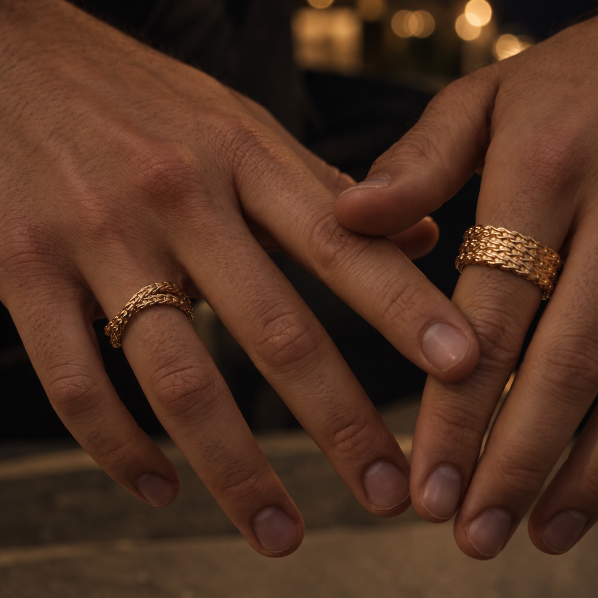 Woven Chain Ring