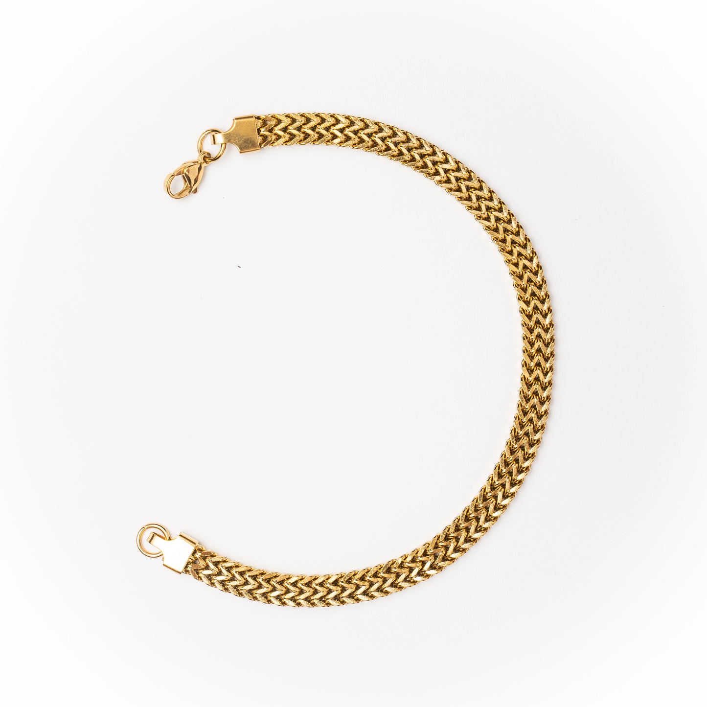 Gold-Tone Foxtail Chain Bracelet