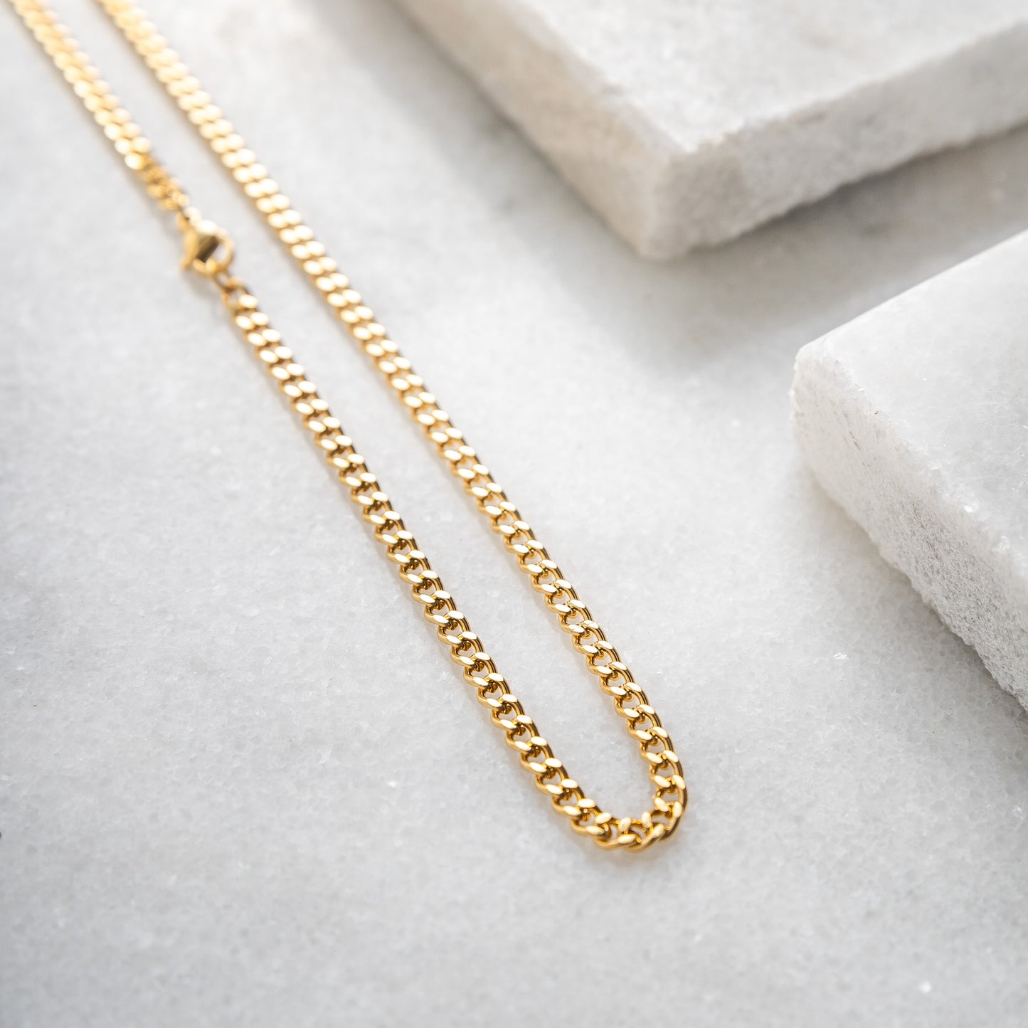 Crux Ansata Pendant + ِCurb Chain Necklace