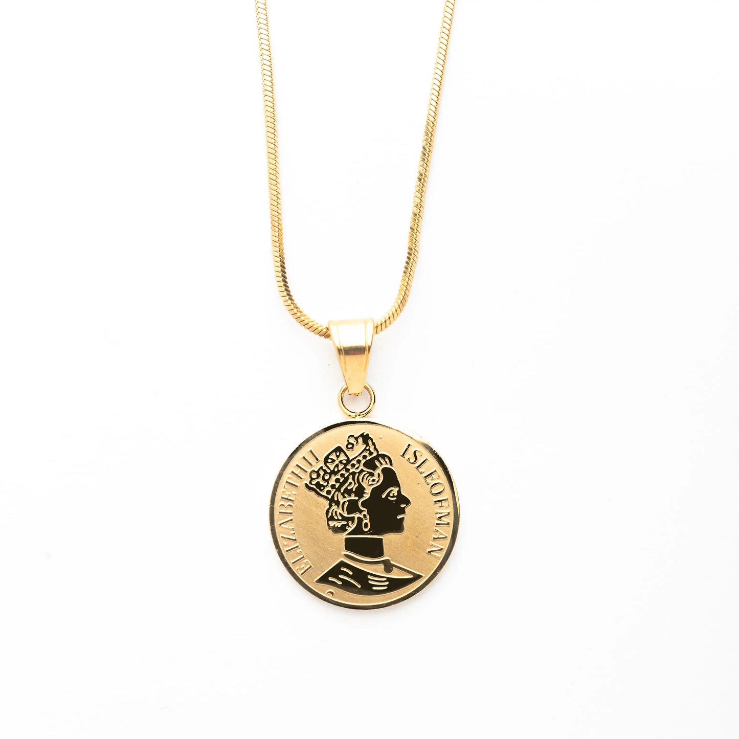Queen Elizabeth II Coin Pendant