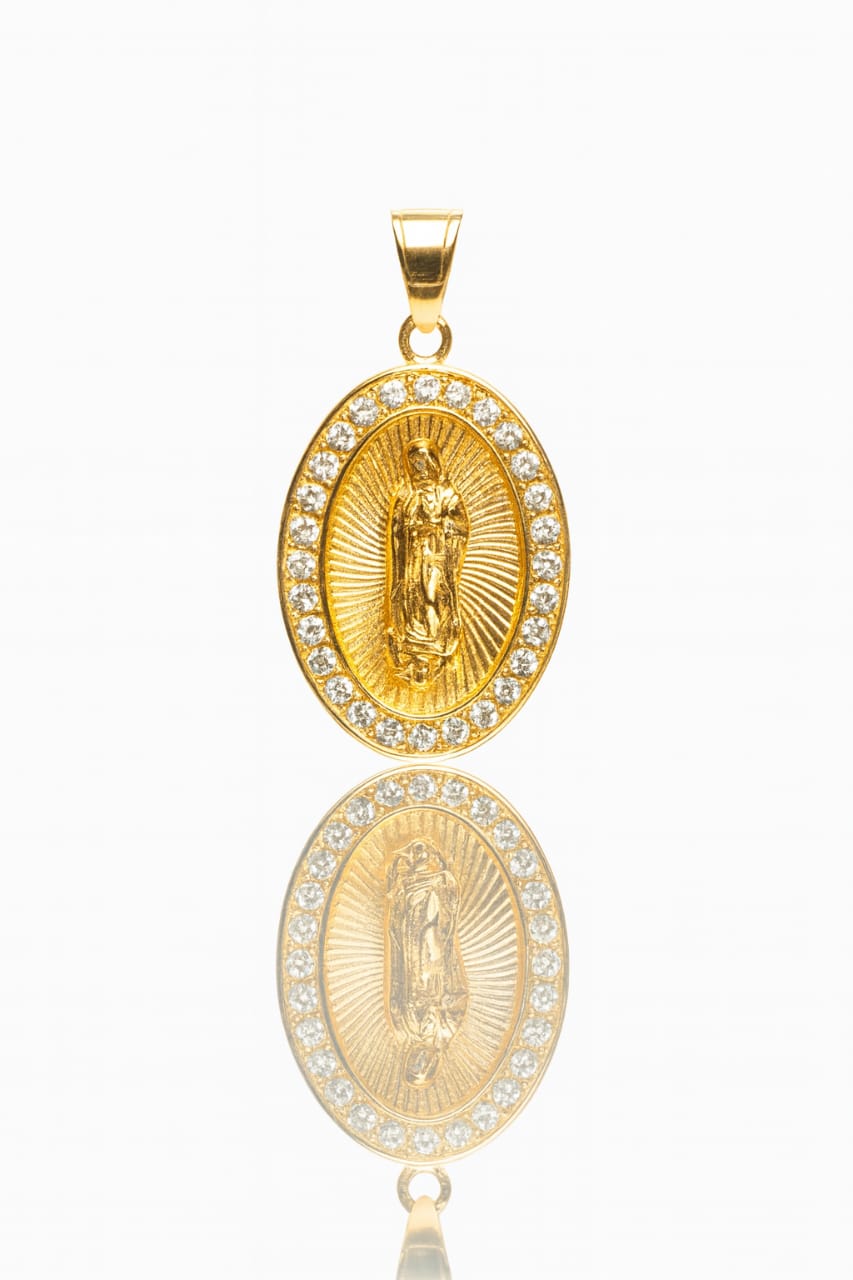 Grace of Mary Pendant + Rope Necklace