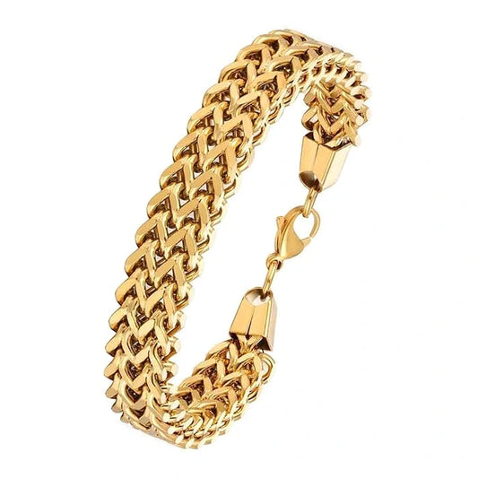 Gold-Tone Foxtail Chain Bracelet