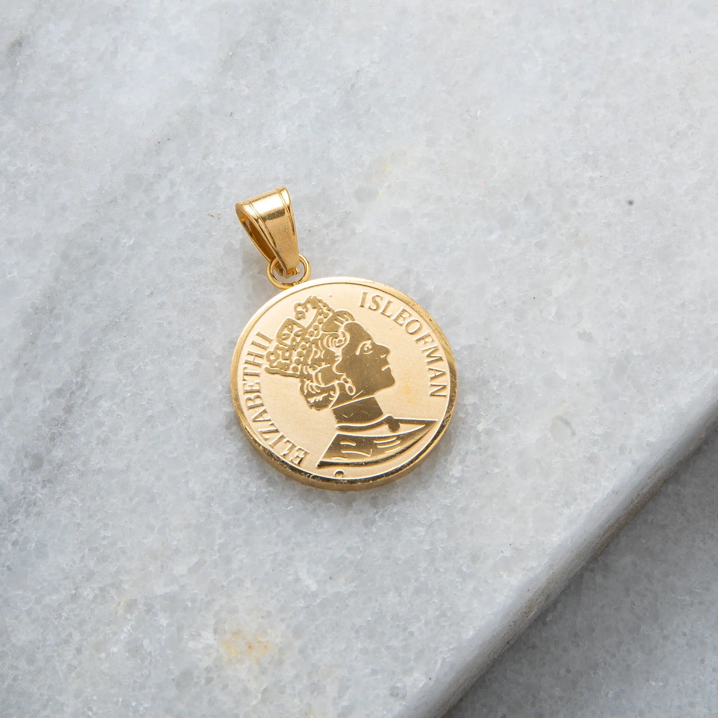 Queen Elizabeth II Coin Pendant