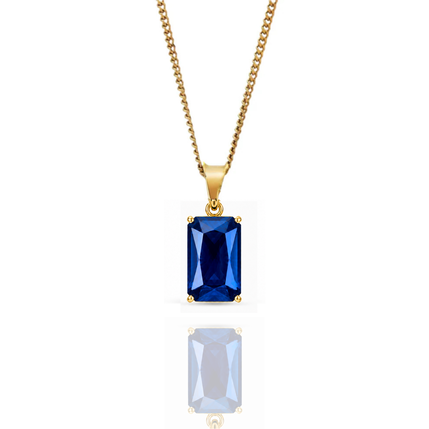Regal Stone Pendant + Cuban Necklace