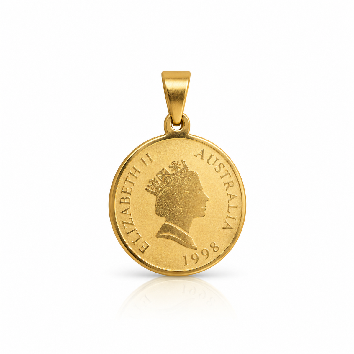 Queen Elizabeth II Coin Pendant