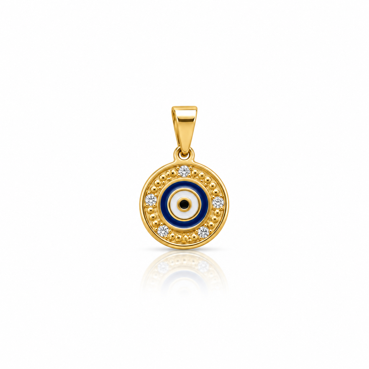 Evil Eye Gold Pendant