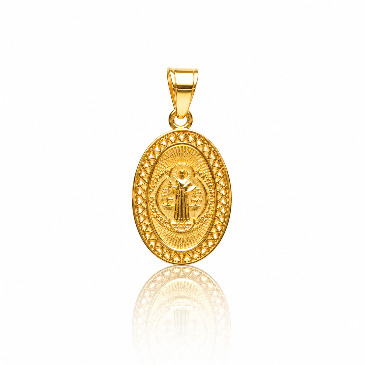 St. Benedict Shield Pendant