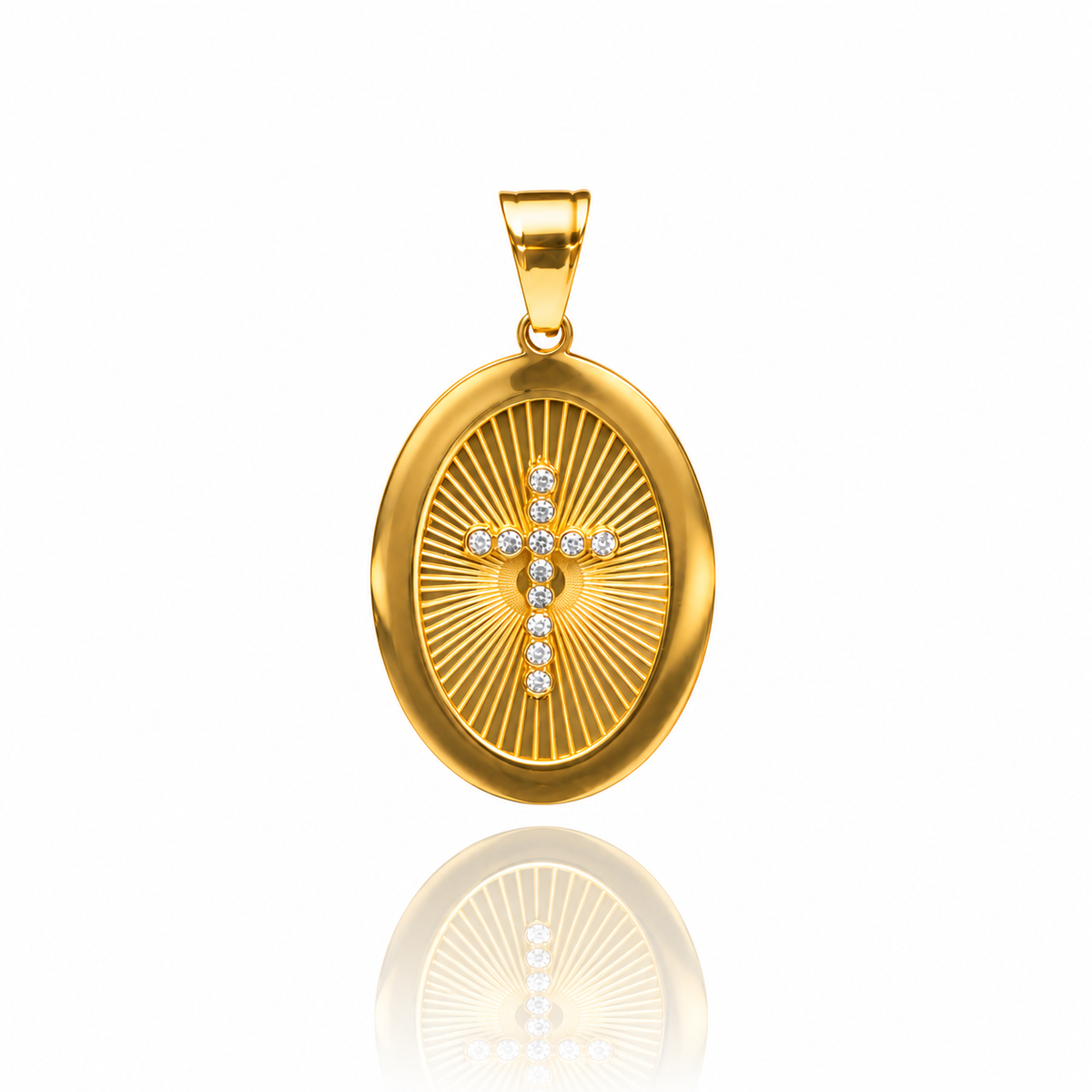Radiant Cross Pendant