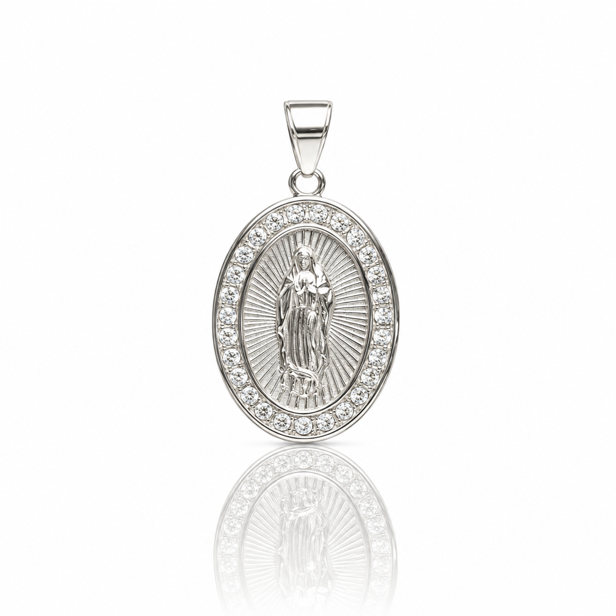 Grace of Mary Pendant + Rope Necklace