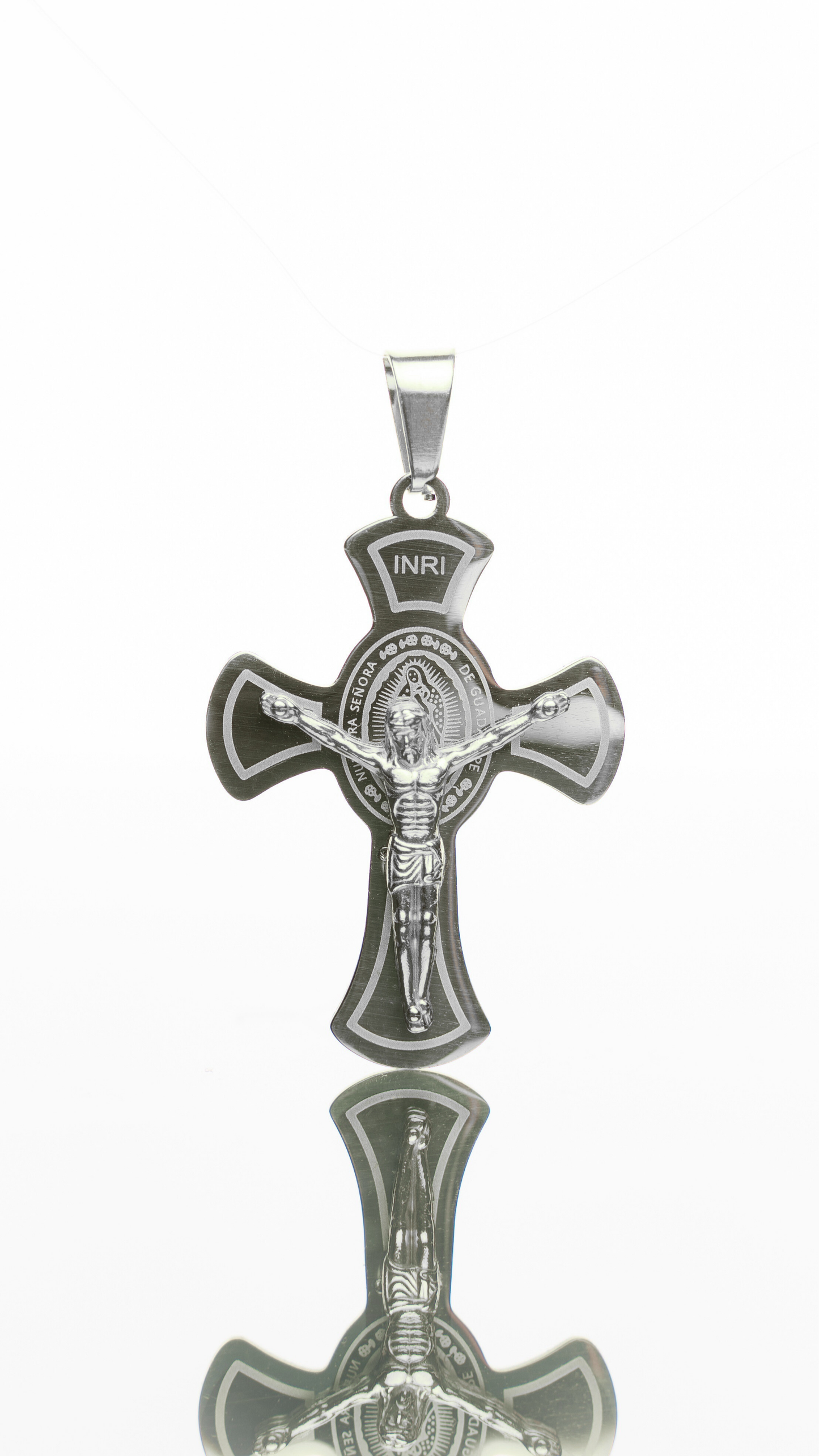 Faith Shield Crucifix Pendant