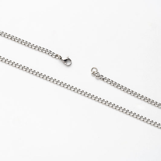 (3 mm) Curb Chain Necklace