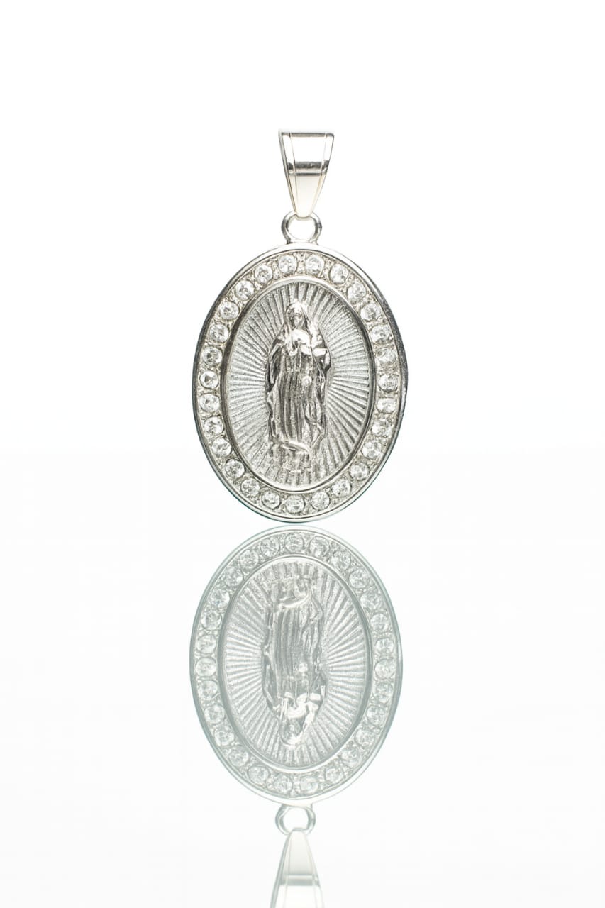 Grace of Mary Pendant + Rope Necklace